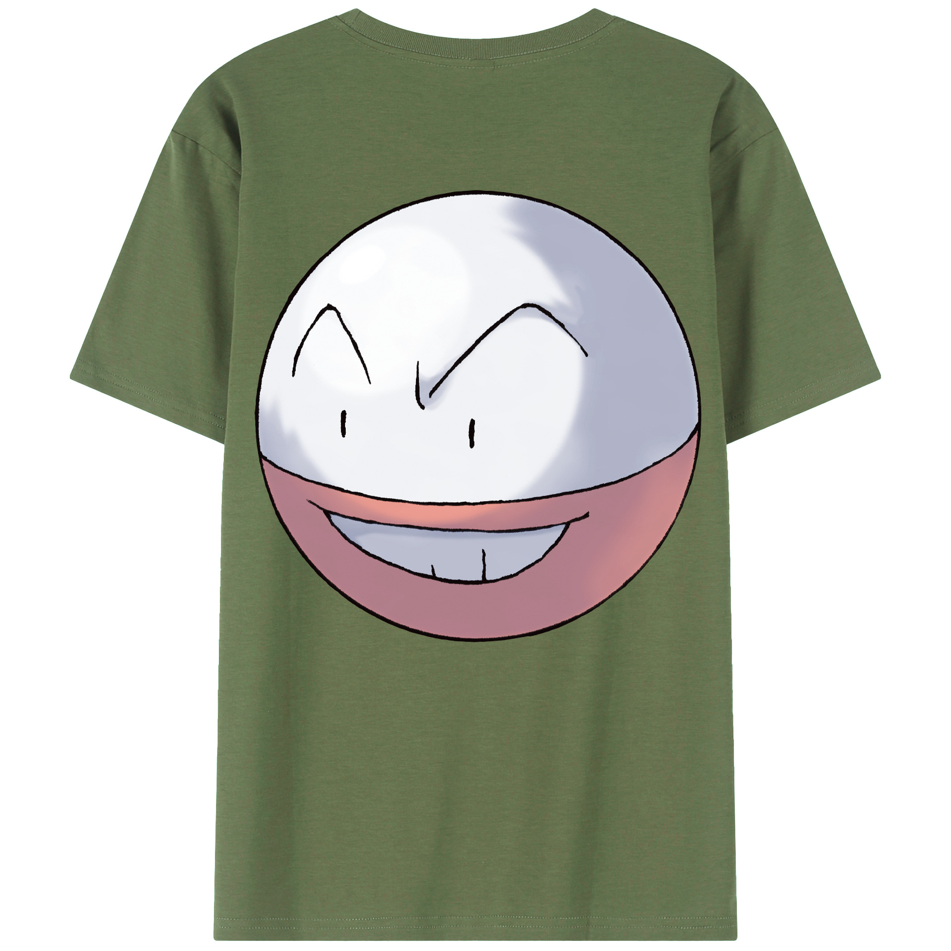 （画像用） ポケットモンスター Pokémon 綿100％ メンズ半袖Tシャツ（バックプリント） 通気性